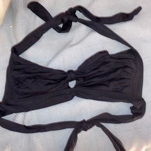 Black bikini top